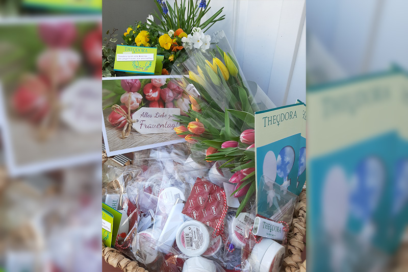 Blumengruß zum 8. März